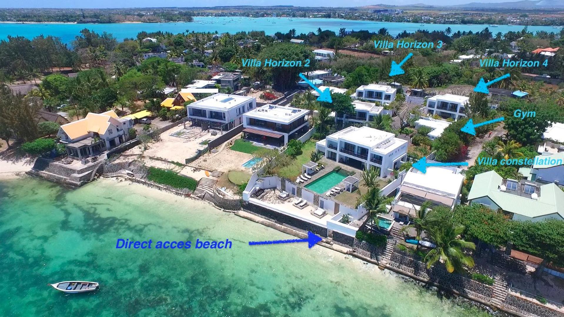 Villa Horizon By Dream Escapes, Beachfront Villa ポワント・オー・カノニエ エクステリア 写真